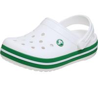 Crocs Crocband Clog T, Zoccoli Unisex - Bambini e Ragazzi, White Green Ivy, 25/26 EU
