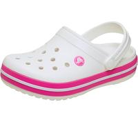 Crocs Crocband Clog T, Zoccoli Unisex - Bambini e Ragazzi, White Pink Crush, 23/24 EU
