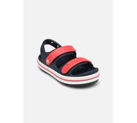 Crocs Crocband Cruiser Sandal T, Sandali Unisex - Bambini e Ragazzi, Navy Varsity Red, 24/25 EU