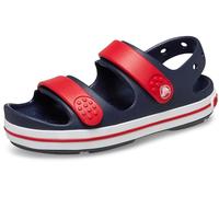 Crocs Crocband Cruiser Sandal K, Sandali Unisex - Bambini e Ragazzi, Navy Varsity Red, 33/34 EU