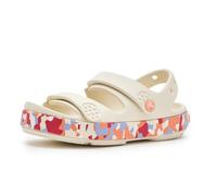 Sandali da bambino Crocs Crocband Cruiser Glow Confetti Band Sandal Summit White/Guava Misura delle scarpe (EU): 29-30 / Colore: bianco/rosa