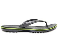 Crocs Crocband Flip, Infradito Unisex - Adulto, Graphite Volt Green, 39/40 EU