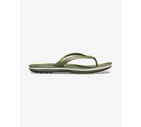 Crocs Crocband Flip verde oscuro bianco - 43-44