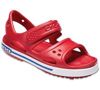 Crocs Crocband II Sandal P, Sandali Unisex - Bambini, Rosso (Pepper/Blue Jean), 20/21 EU
