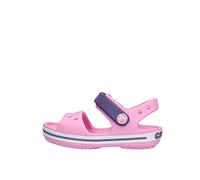 Crocs Crocband Sandal Kids, Sandali con Cinturino alla Caviglia, Unisex - Bambini e ragazzi, Rosa (Barely Pink/Candy Pink), 19/20 EU