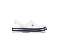Crocs Crocband, Zoccoli Unisex-Adulto, Bianco Bianco Navy, 36 EU