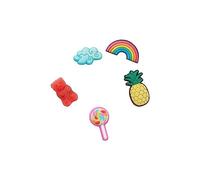 Crocs Decorazione scarpe Jibbitz 5 pezzi, Personalizza con Jibbitz per Crocs Happy Candy One-Size