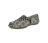 Crocs Donna Angeline Graphic Loafer Slip On Scarpe, Nero/Khaki, US 6