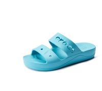 Crocs Baya Platform Sandal, Zoccoli Donna, Digital Aqua, 41/42 EU