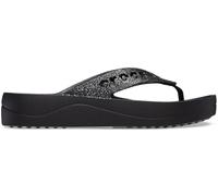 Crocs Donna Baya Platform Flip Infradito, Black, 38/39 EU