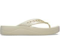 Crocs Donna Baya Platform Flip Infradito, Bone, 41/42 EU