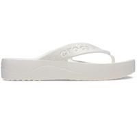 Crocs Donna Baya Platform Flip Infradito, White, 39/40 EU