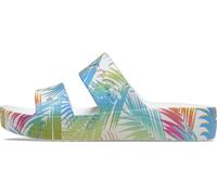 Crocs Donna Baya Platform Trop Print Amazon Sandal Sandalo, White/Multi, 42/43 EU