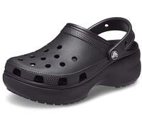 Crocs Classic Platform Clog W Zoccoli, Donna, Nero, 41/42 EU