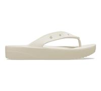 Crocs Donna Classic Platform Flip W Infradito, Bone, 42/43 EU