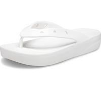 Crocs Infradito Classic Platform Flip W Donna, Bianco, 36/37 EU