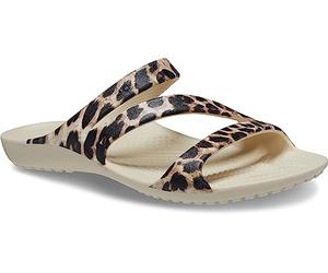 Crocs Donna Kadee II Graphic Sandal W Sandalo, Winter White/Multi, 41/42 EU