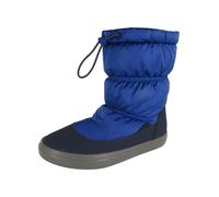 Crocs Donna Lodgepoint Lucido da Infilare Stivale Scarpe, Blu Jean / Navy, us 4