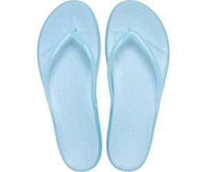 Crocs Donna, Miami Jelly Round Toe Flip, Sky Blue Jelly, 4 UK Women