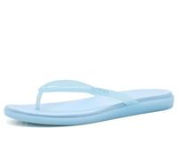 Crocs Donna, Miami Jelly Round Toe Flip, Sky Blue Jelly, 7 UK Women