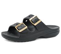 Crocs Sandalo Saturday Metallic Buckle Donna Nero 38-39