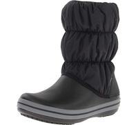 Crocs Donna Winter Puff Boot Wom Stivale, Black/Charcoal, 34/35 EU
