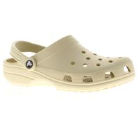 Crocs Donna Zoccoli Sandali Classic Senza Lacci Beige Taglia UK