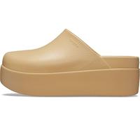 Crocs Dylan - Zoccoli da donna con plateau, con plateau, Grano, 6 Wide