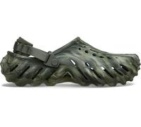 Crocs Echo Marbled - Zoccoli unisex per adulti, Oliva polverosa/Multicolore, 45-46 EU