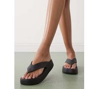 Infradito Crocs Getaway Platform Flip nero puro donna - 39-40
