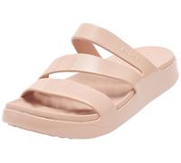 Crocs Getaway Patent Strappy, Infradito Donna, Rosa Caramello, 42/43 EU