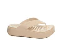 Crocs - Getaway Platform Flip - - Shoes - Donna - Beige - 40 EU