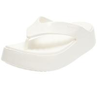 Crocs Getaway Platform Patent Flip, Infradito Donna, Gesso, 42/43 EU