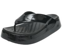 Crocs Getaway Platform Patent Flip, Infradito Donna, Nero, 42/43 EU