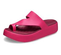 Crocs Getaway Platform Toe Loop, Sandali Donna, Dragon Fruit, 36/37 EU
