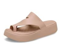 Crocs Getaway Platform Toe Loop, Sandali Donna, Pink Caramel, 38/39 EU