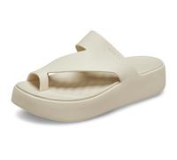 Crocs Getaway Platform Toe Loop, Sandali Donna, Sandstone, 37/38 EU