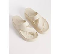 Crocs Getaway Platform Toe Loop, Sandali Donna, Sandstone, 38/39 EU