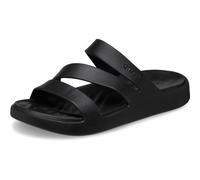 Crocs Getaway Strappy, Sandali Donna, Nero, 34/35 EU