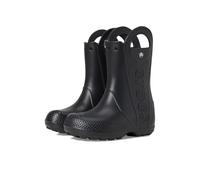 Crocs Handle It Rain Boot K, Stivali Unisex - Bambini e Ragazzi, Nero, 34/35 EU