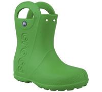 Crocs Unisex Bambino Handle It Rain Boot Kids Stivale, Grass Green, 34/35 EU