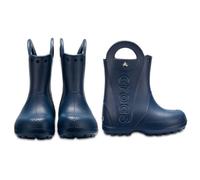 Crocs Handle IT Rain Boot Scarpe da Barca, Navy Blue, 20/21 EU