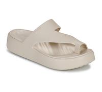 Crocs Infradito Getaway Platform Toe Loop in Beige 41 / 42