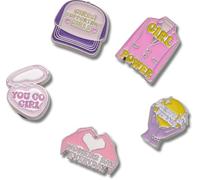 Crocs Emerald Pearl Gem 5 Pack, Charm Decorativi per Scarpe Unisex-Adulto, Multicolore, Taglia Unica