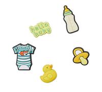 Crocs Jibbitz - Confezione da 5 charm alla moda per sabot, 5 Pack