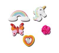 Crocs Jibbitz - Confezione da 5 ciondoli a forma di unicorno, Plastica Fantastica Whimsical, 5 Pack