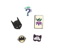 Crocs Jibbitz Shoe Charm 5-pack | Personalize With Jibbitz for Ciondolo per scarpe Unisex, Batman,