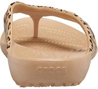 Crocs Kadee Ii Flip W, Infradito Donna, Leopard Gold, 33/34 EU