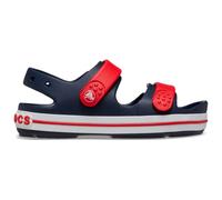Crocs Crocband Cruiser Sandal T, Sandali Unisex - Bambini e Ragazzi, Navy Varsity Red, 19/20 EU