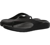 Crocs LiteRide Flip, Infradito Unisex-Adulto, Nero (Black/Slate Grey), 43/44 EU